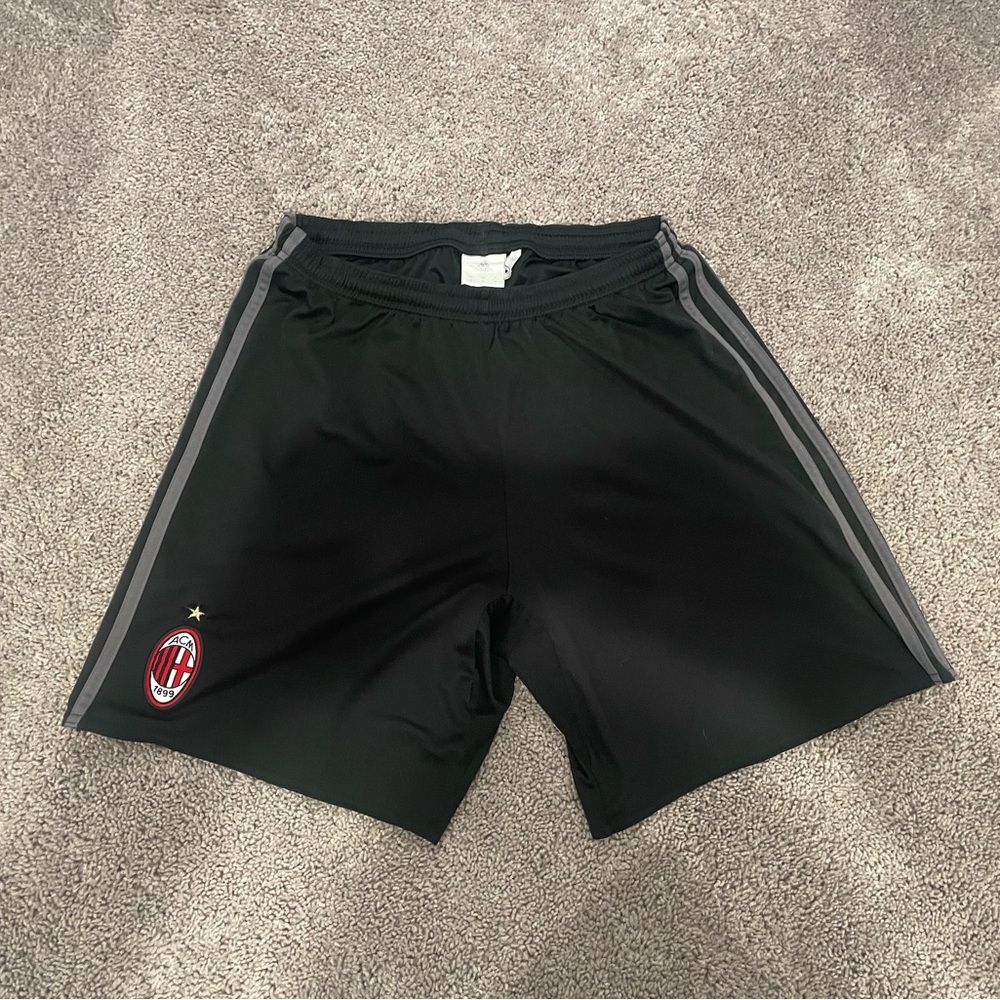 Authentic Adidas Clima-Cool AC Milan Italy Soccer Shorts Men’s Medium